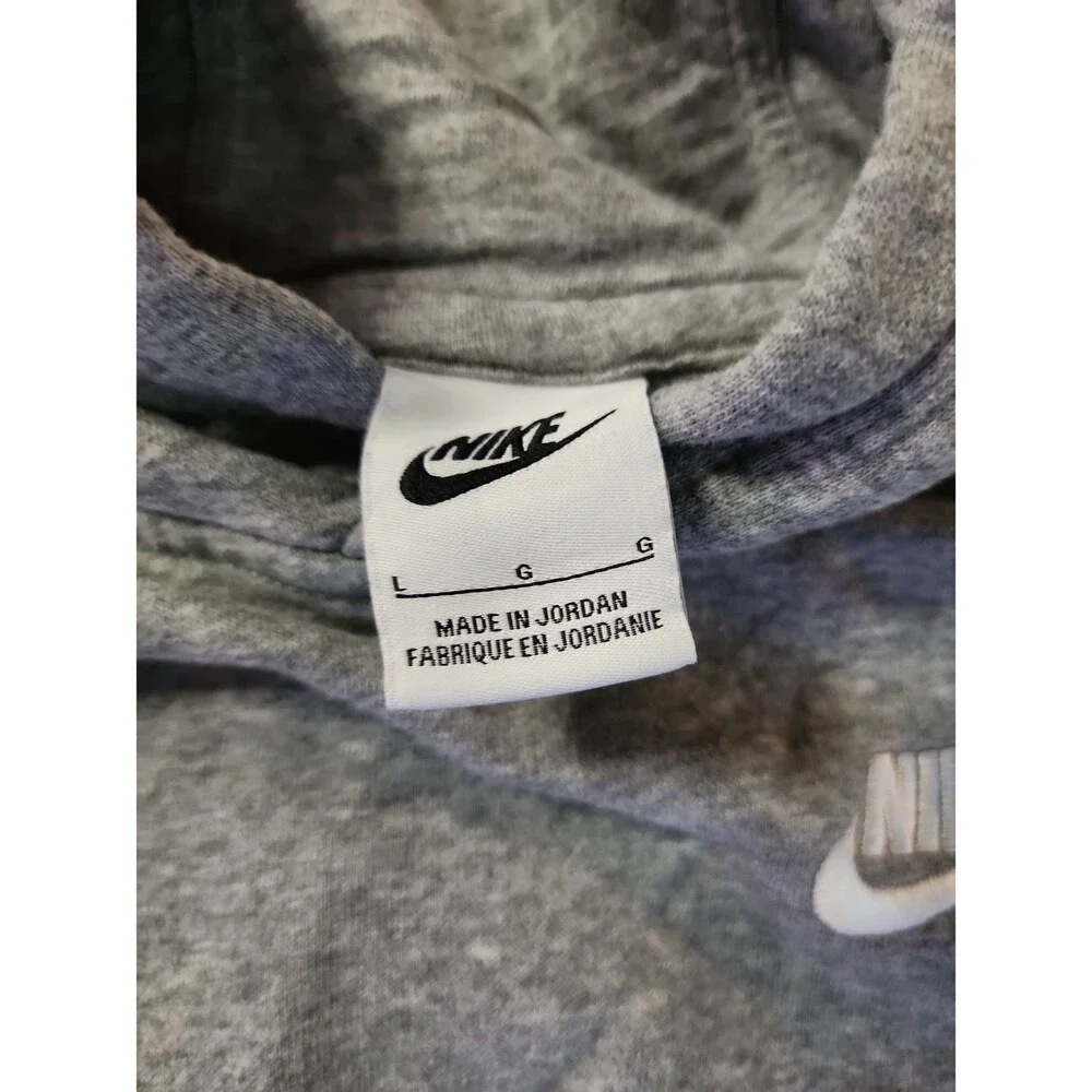 Nike Gray Hoodie Pullover Sweatshirt Boy's Larger